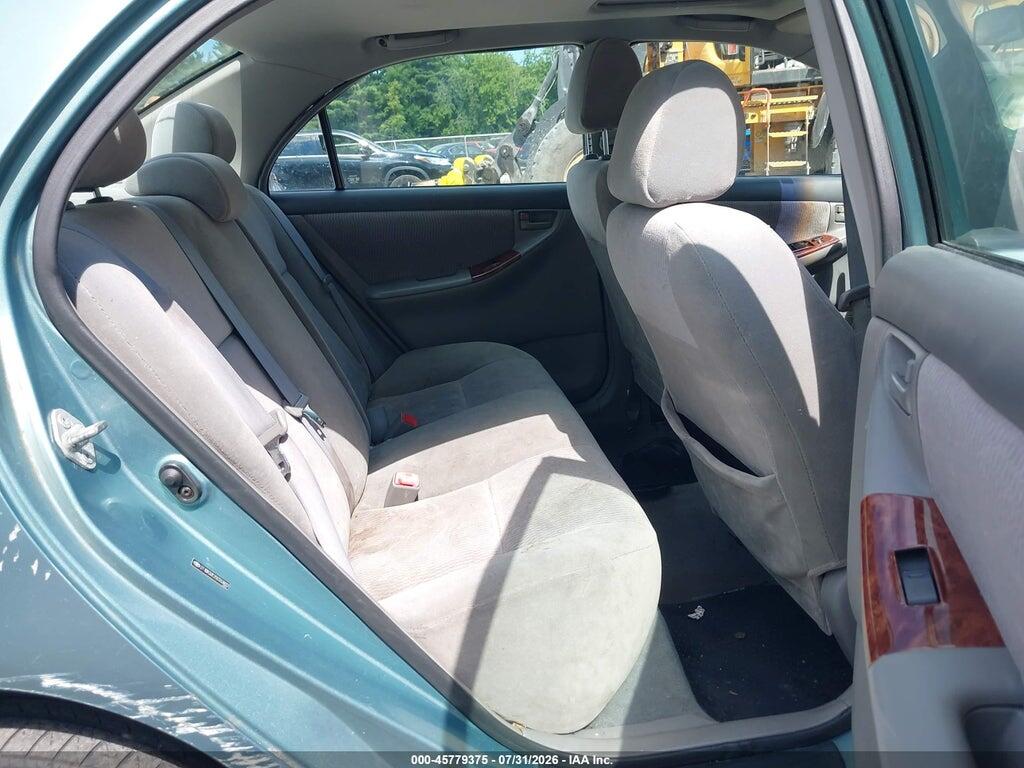 2T1BR32E25C553822 2005 TOYOTA COROLLA photo no. 8