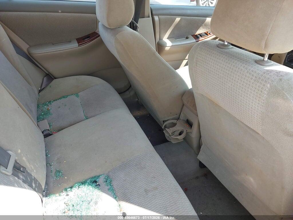 2T1BR32E65C501660 2005 TOYOTA COROLLA photo no. 8
