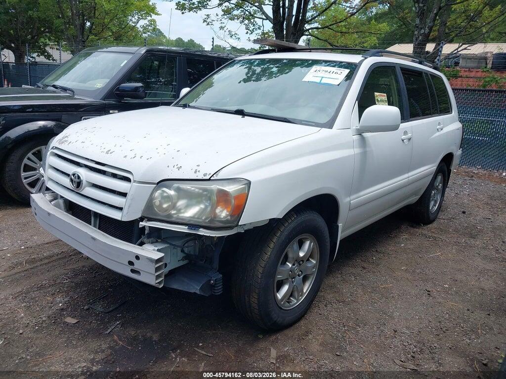 JTEDP21A550069835 2005 TOYOTA HIGHLANDER photo no. 2