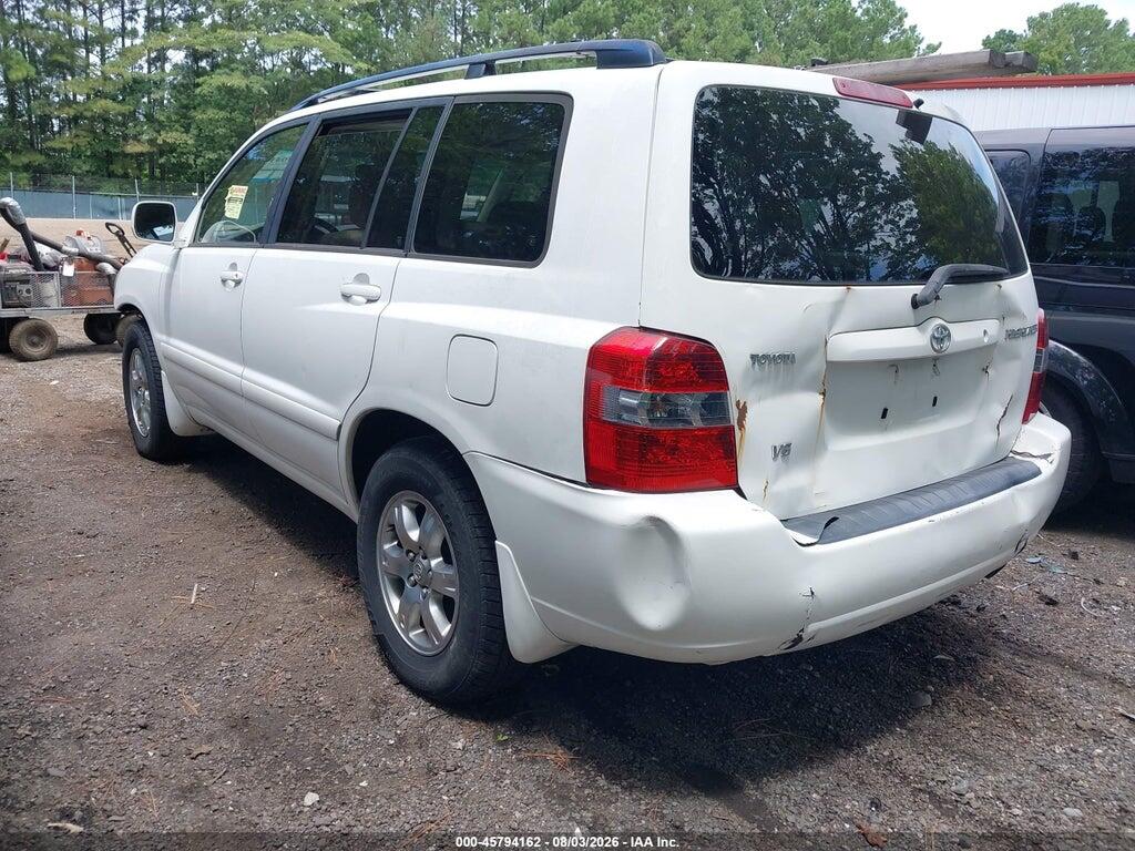 JTEDP21A550069835 2005 TOYOTA HIGHLANDER photo no. 3