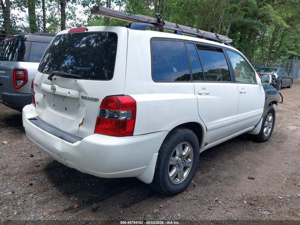 JTEDP21A550069835 2005 TOYOTA HIGHLANDER photo no. 4