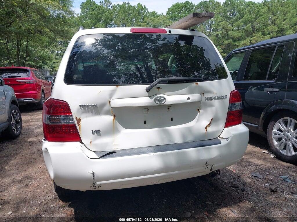 JTEDP21A550069835 2005 TOYOTA HIGHLANDER photo no. 6