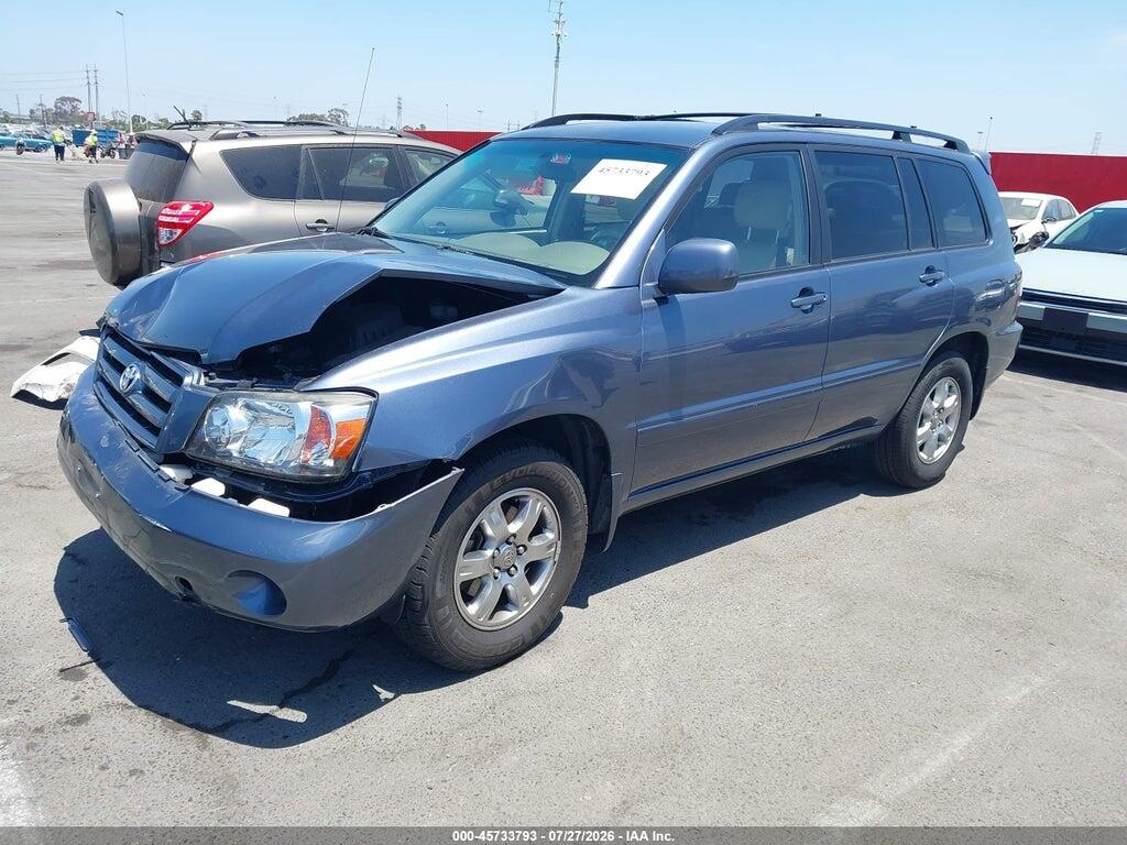 JTEGP21A650052703 2005 TOYOTA HIGHLANDER photo no. 2