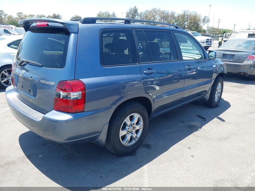 JTEGP21A650052703 2005 TOYOTA HIGHLANDER photo no. 4