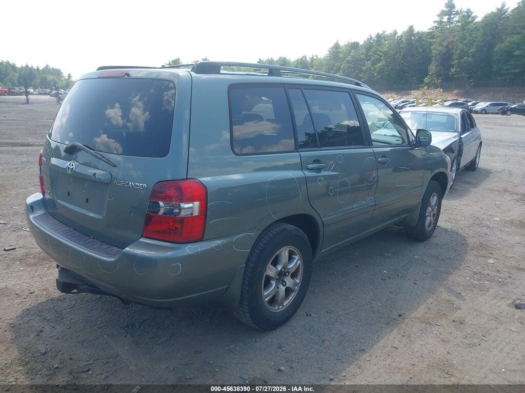 JTEEP21A050098017 2005 TOYOTA HIGHLANDER photo no. 4