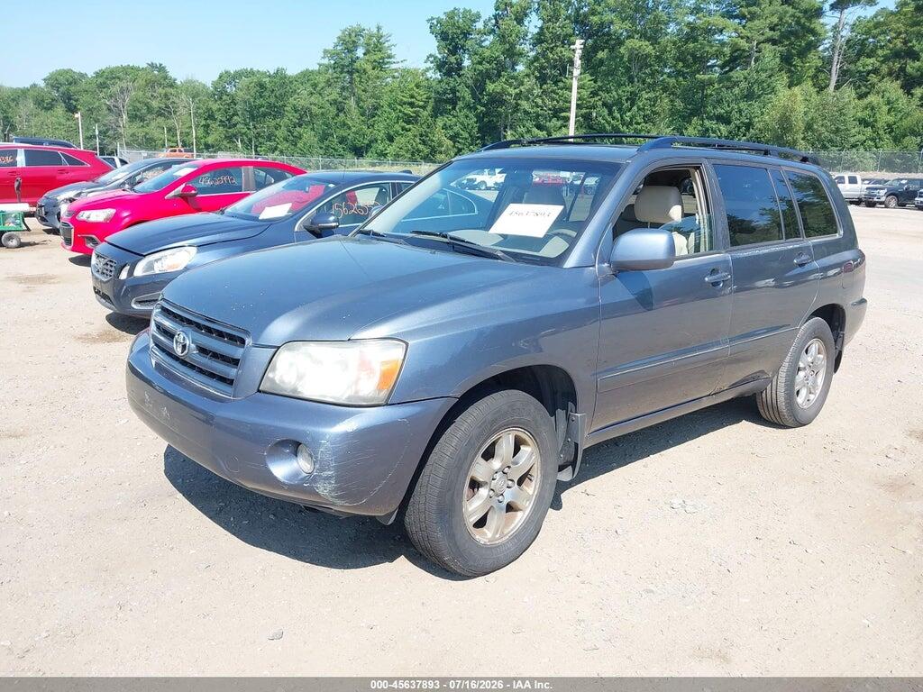 JTEDP21A450060706 2005 TOYOTA HIGHLANDER photo no. 2