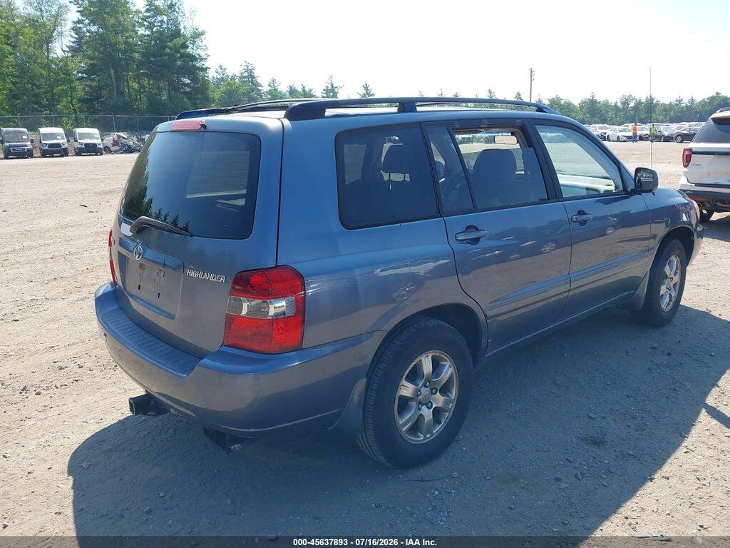 JTEDP21A450060706 2005 TOYOTA HIGHLANDER photo no. 4