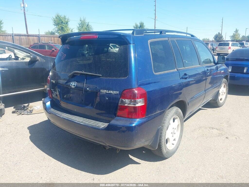 JTEEP21A650135958 2005 TOYOTA HIGHLANDER photo no. 4