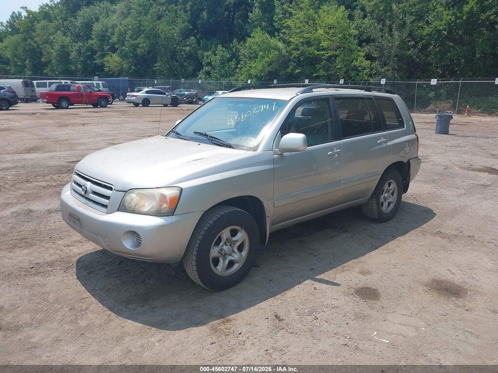 JTEGD21A250129754 2005 TOYOTA HIGHLANDER photo no. 2