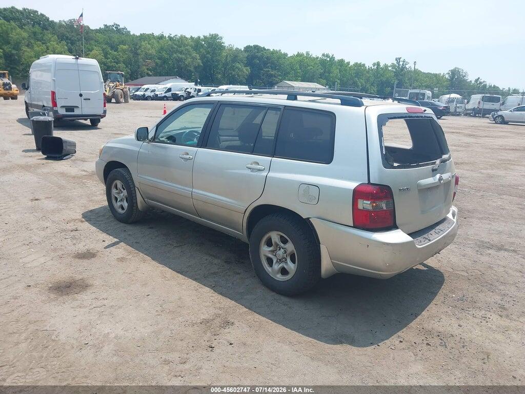 JTEGD21A250129754 2005 TOYOTA HIGHLANDER photo no. 3