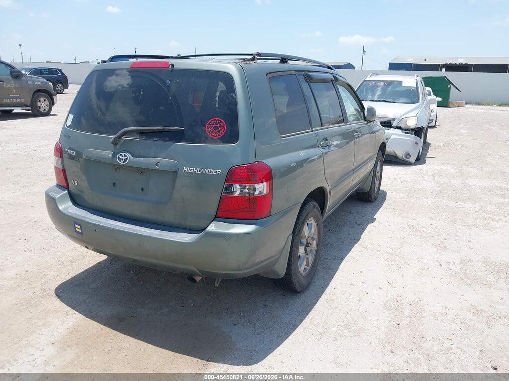 JTEGP21A750072572 2005 TOYOTA HIGHLANDER photo no. 4