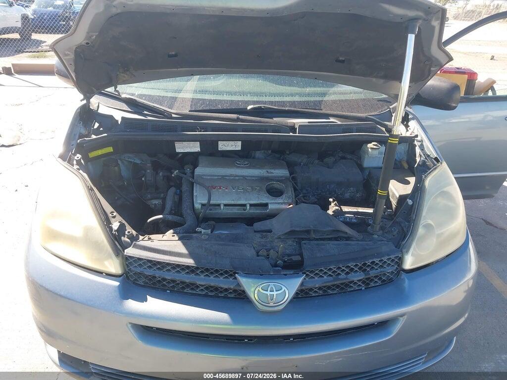 5TDZA23C25S279428 2005 TOYOTA SIENNA photo no. 10