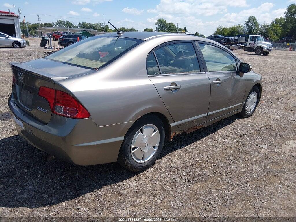 JHMFA36247S018323 2007 HONDA CIVIC HYBRID photo no. 4