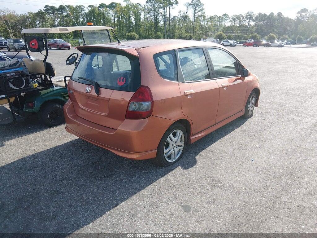 JHMGD38667S036382 2007 HONDA FIT photo no. 4