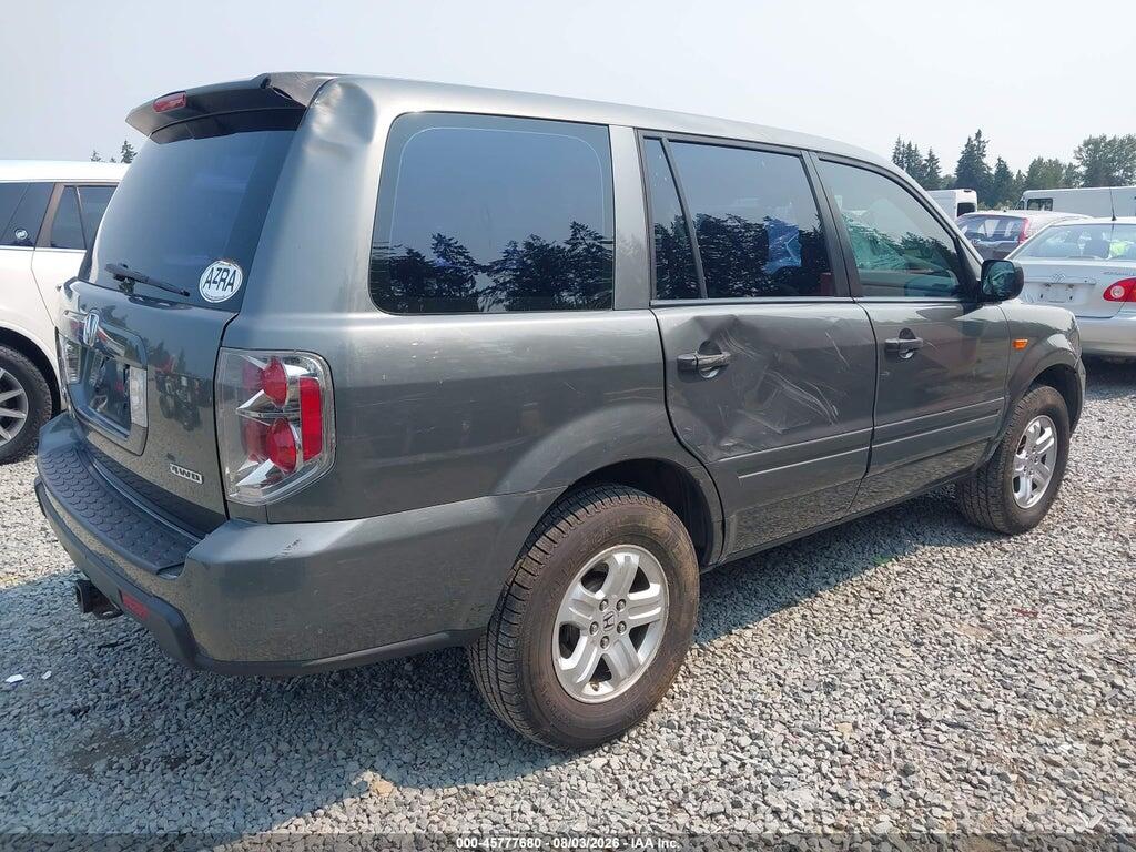 5FNYF18167B032838 2007 HONDA PILOT photo no. 4