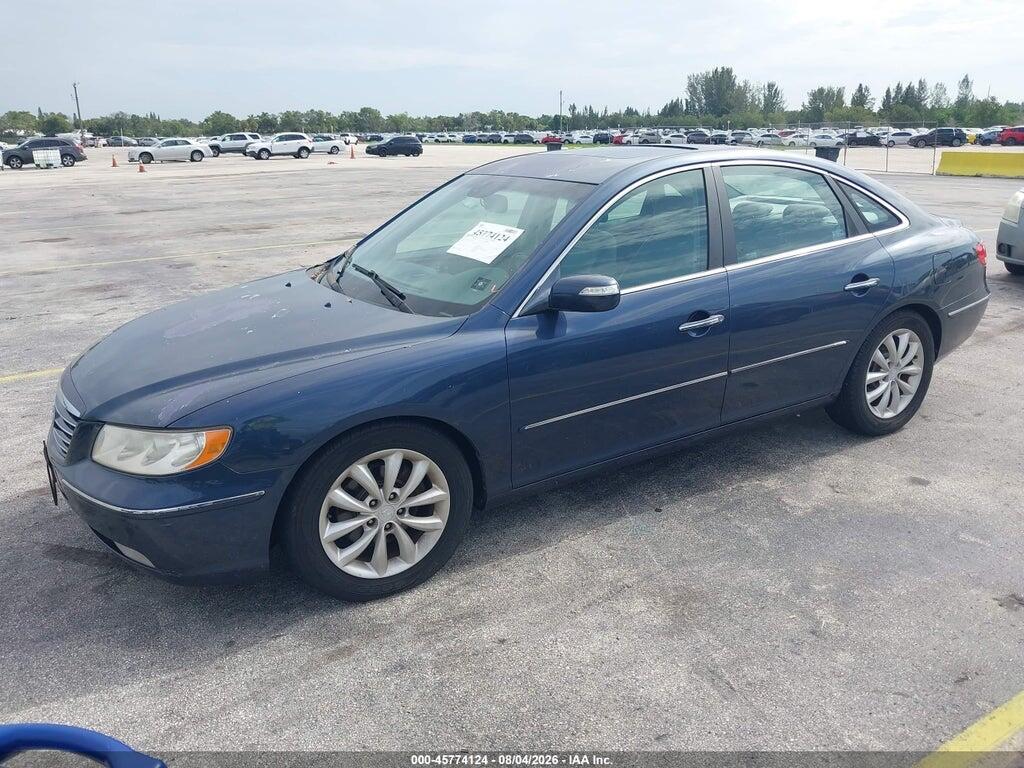 KMHFC46F27A178285 2007 HYUNDAI AZERA photo no. 2
