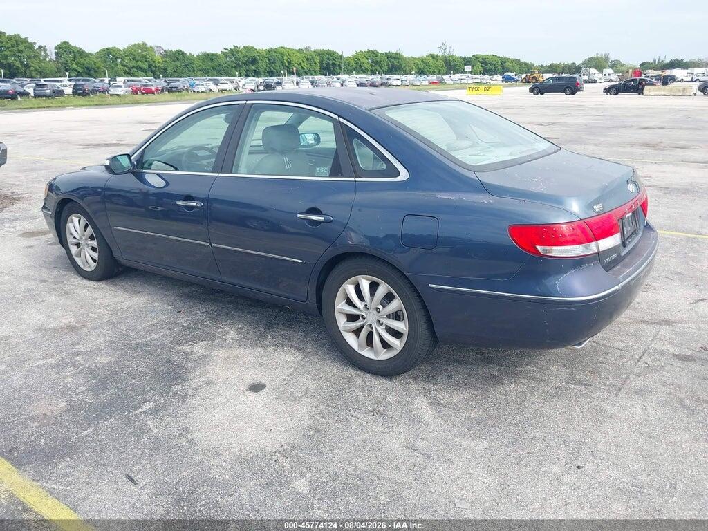 KMHFC46F27A178285 2007 HYUNDAI AZERA photo no. 3
