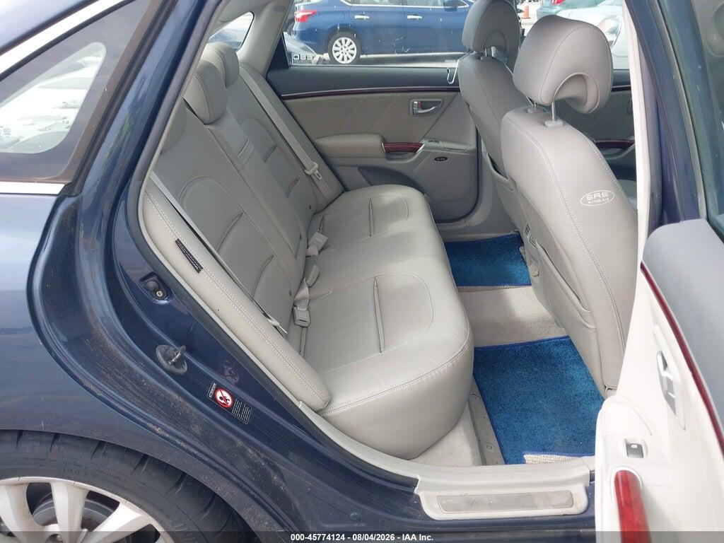 KMHFC46F27A178285 2007 HYUNDAI AZERA photo no. 8