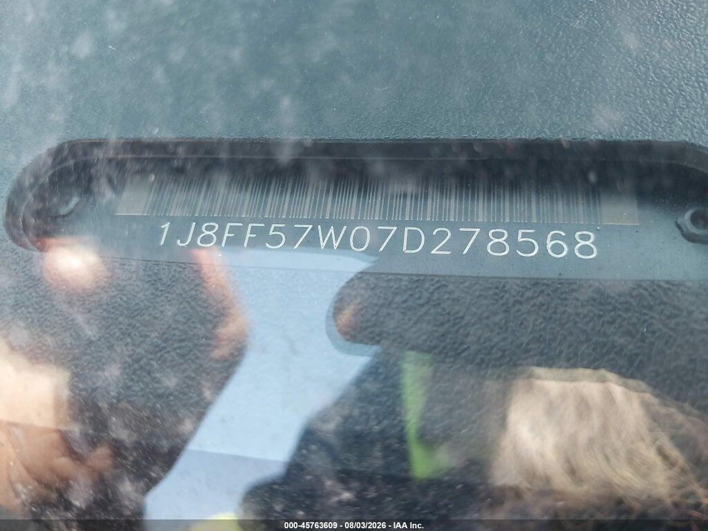 1J8FF57W07D278568 2007 JEEP COMPASS photo no. 9