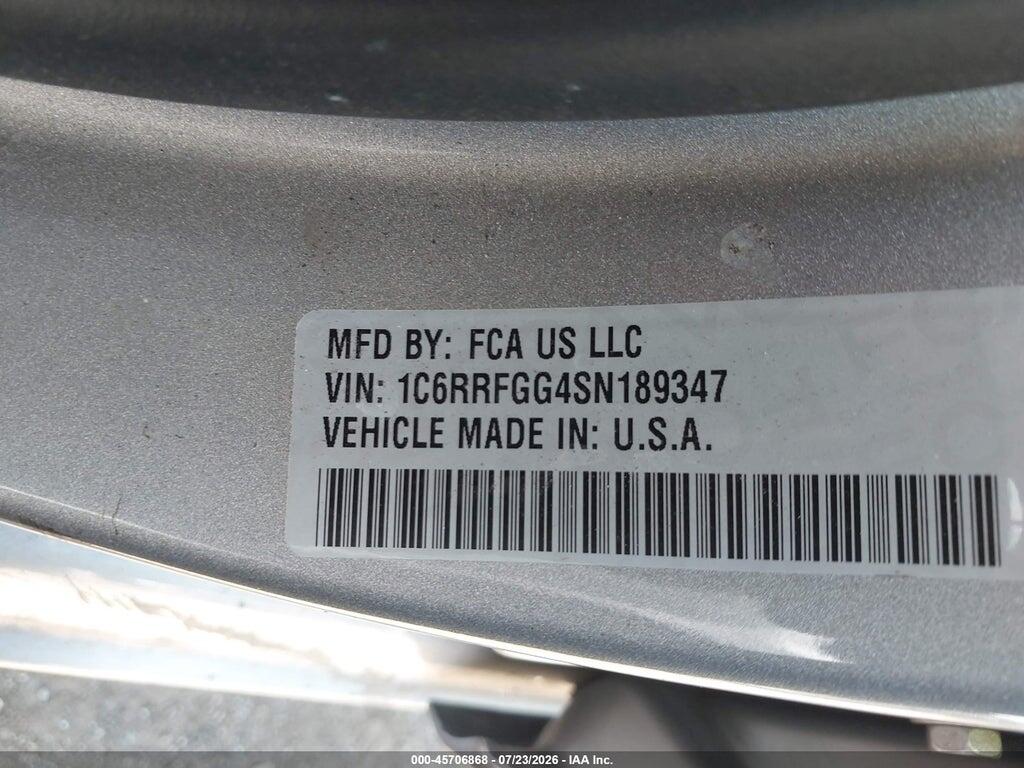 1C6RRFGG4SN189347 2025 RAM 1500 photo no. 9