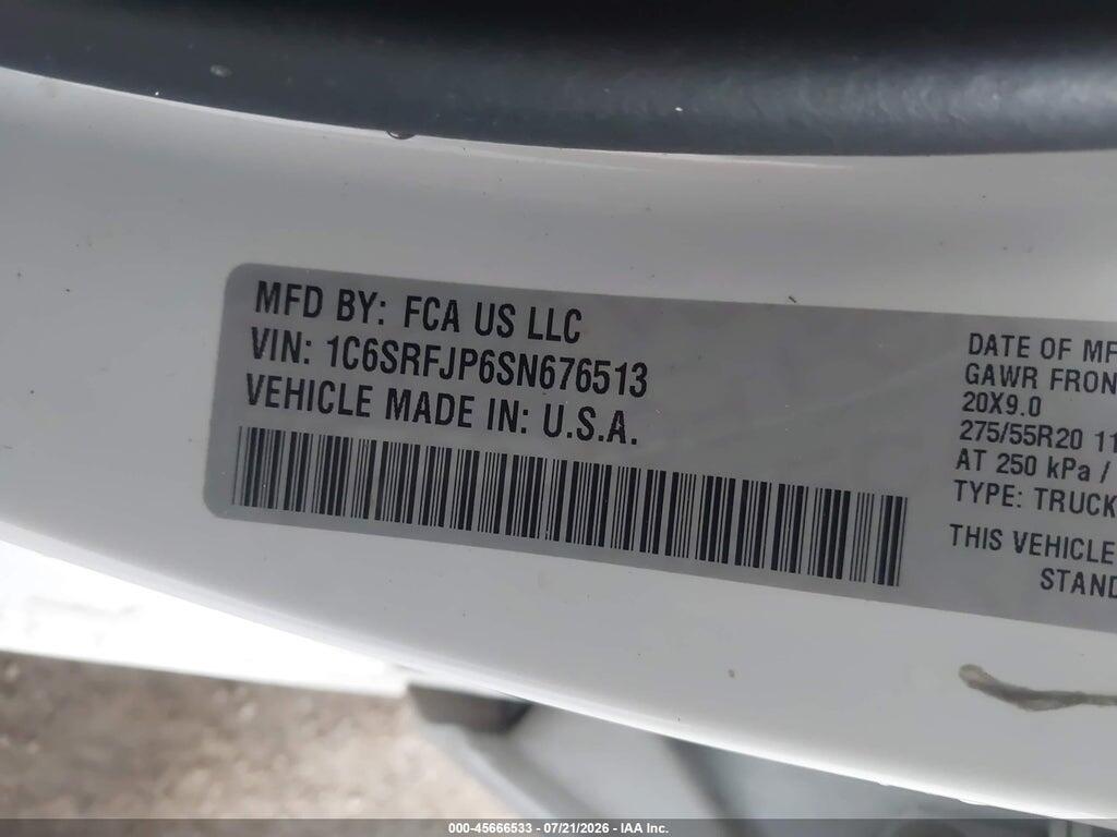 1C6SRFJP6SN676513 2025 RAM 1500 photo no. 9
