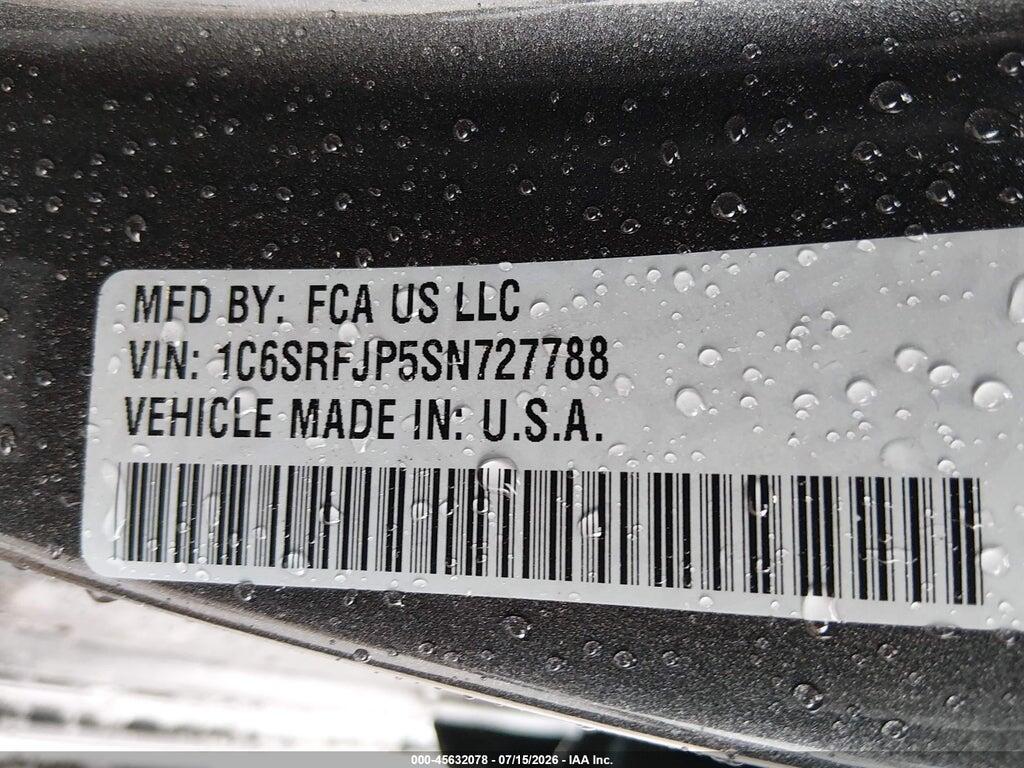 1C6SRFJP5SN727788 2025 RAM 1500 photo no. 9