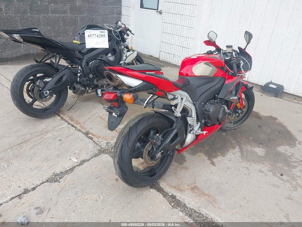 JH2PC40048M103754 2008 HONDA CBR600 photo no. 4