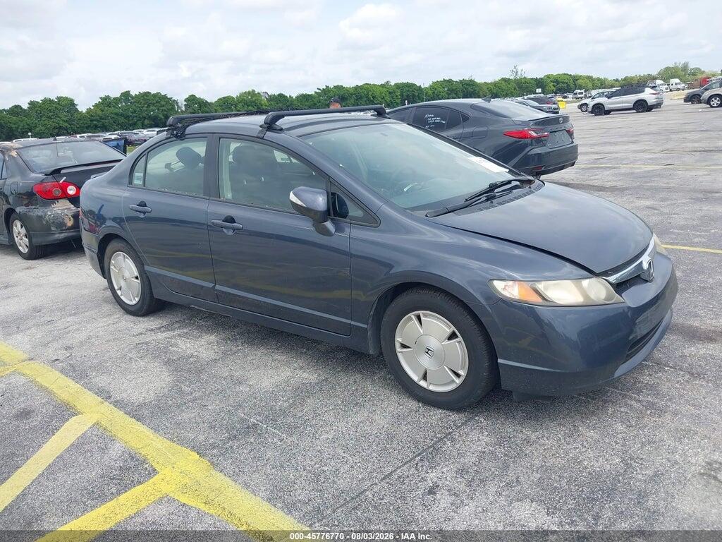 JHMFA362X8S027237 2008 HONDA CIVIC HYBRID photo no. 12