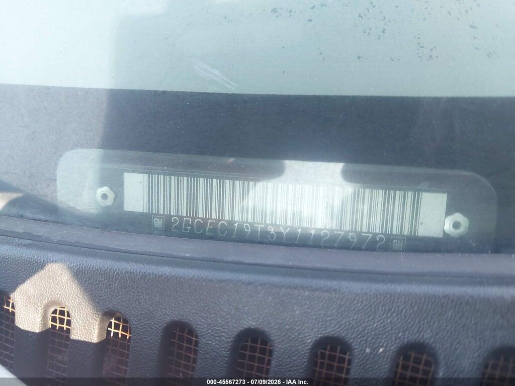 2GCEC19T3Y1127972 2000 CHEVROLET SILVERADO 1500 photo no. 9
