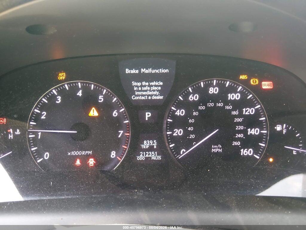 JTHGL46F275011070 2007 LEXUS LS 460 photo no. 7