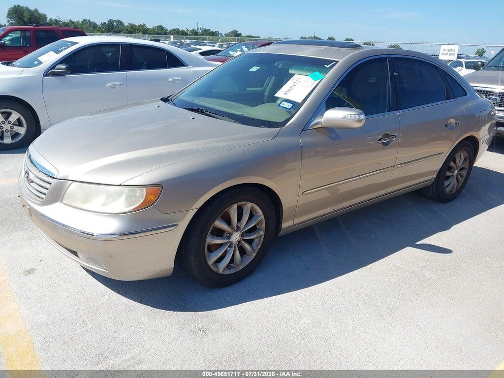 KMHFC46F28A297035 2008 HYUNDAI AZERA photo no. 2