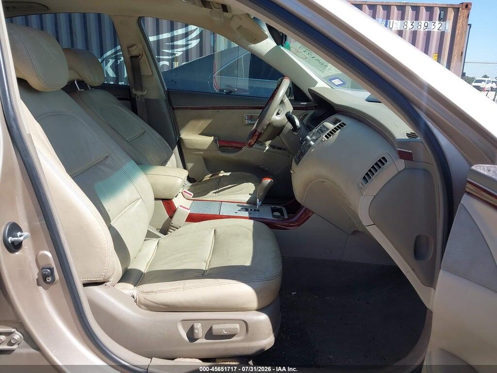 KMHFC46F28A297035 2008 HYUNDAI AZERA photo no. 5