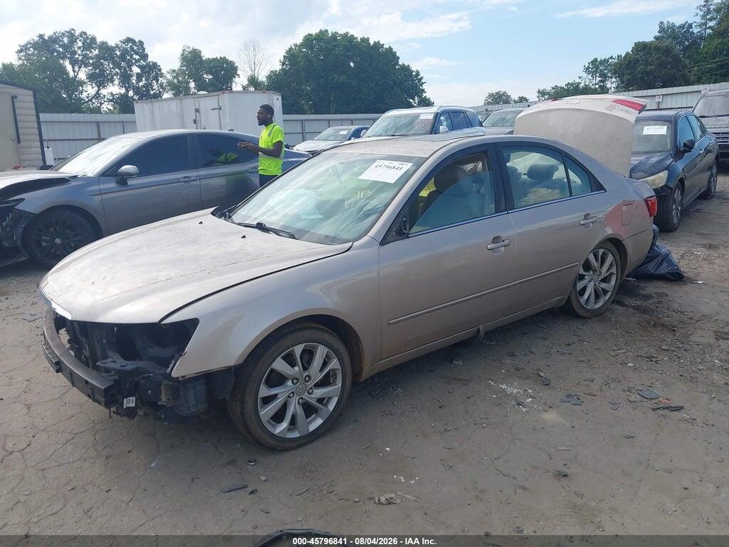 5NPET46F38H387500 2008 HYUNDAI SONATA photo no. 2