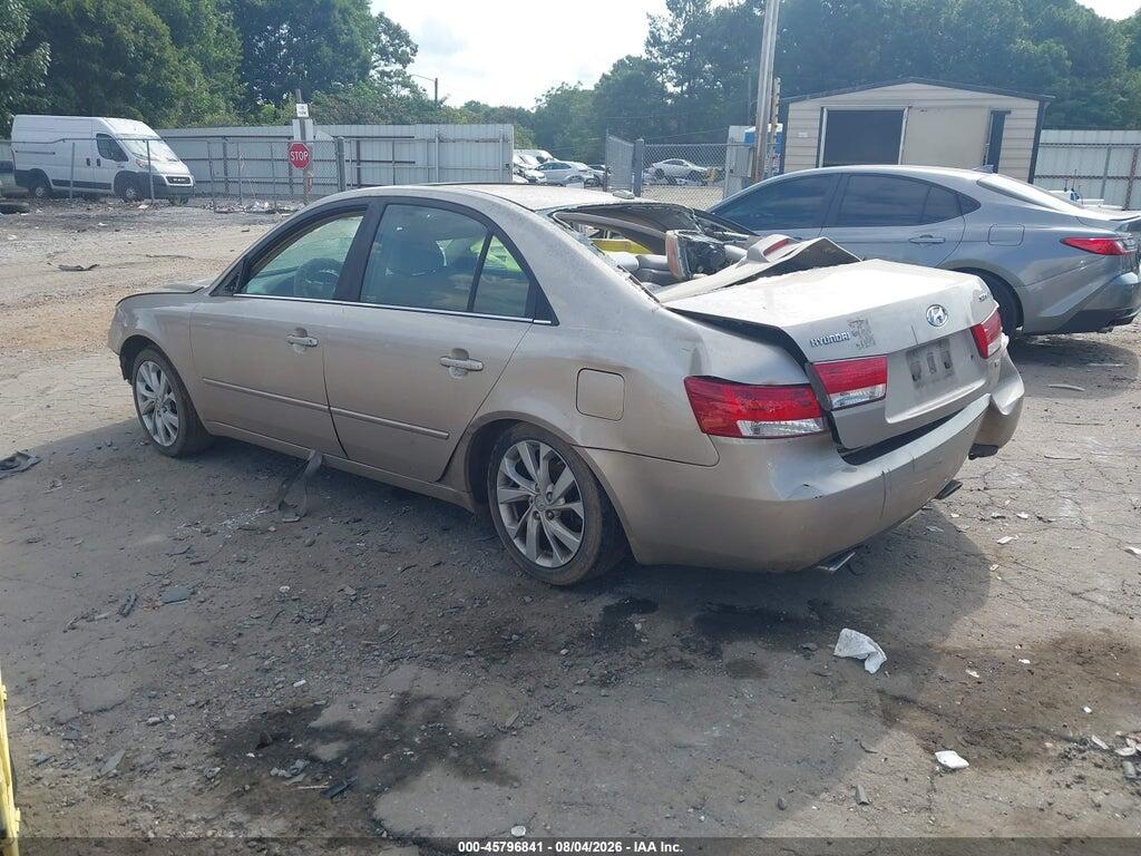 5NPET46F38H387500 2008 HYUNDAI SONATA photo no. 3