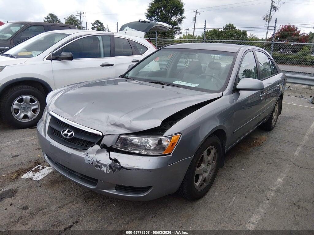5NPET46C28H369740 2008 HYUNDAI SONATA photo no. 2