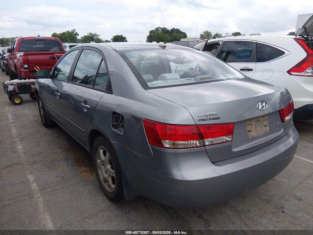 5NPET46C28H369740 2008 HYUNDAI SONATA photo no. 3