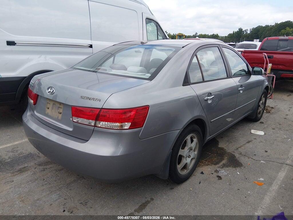 5NPET46C28H369740 2008 HYUNDAI SONATA photo no. 4