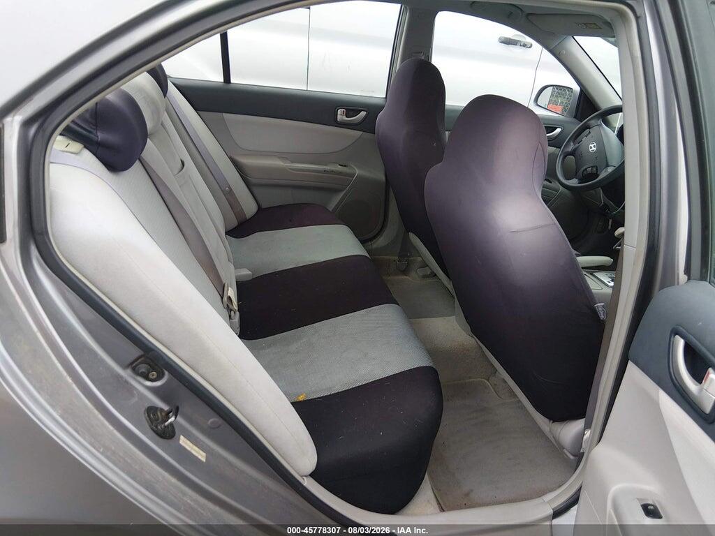 5NPET46C28H369740 2008 HYUNDAI SONATA photo no. 8