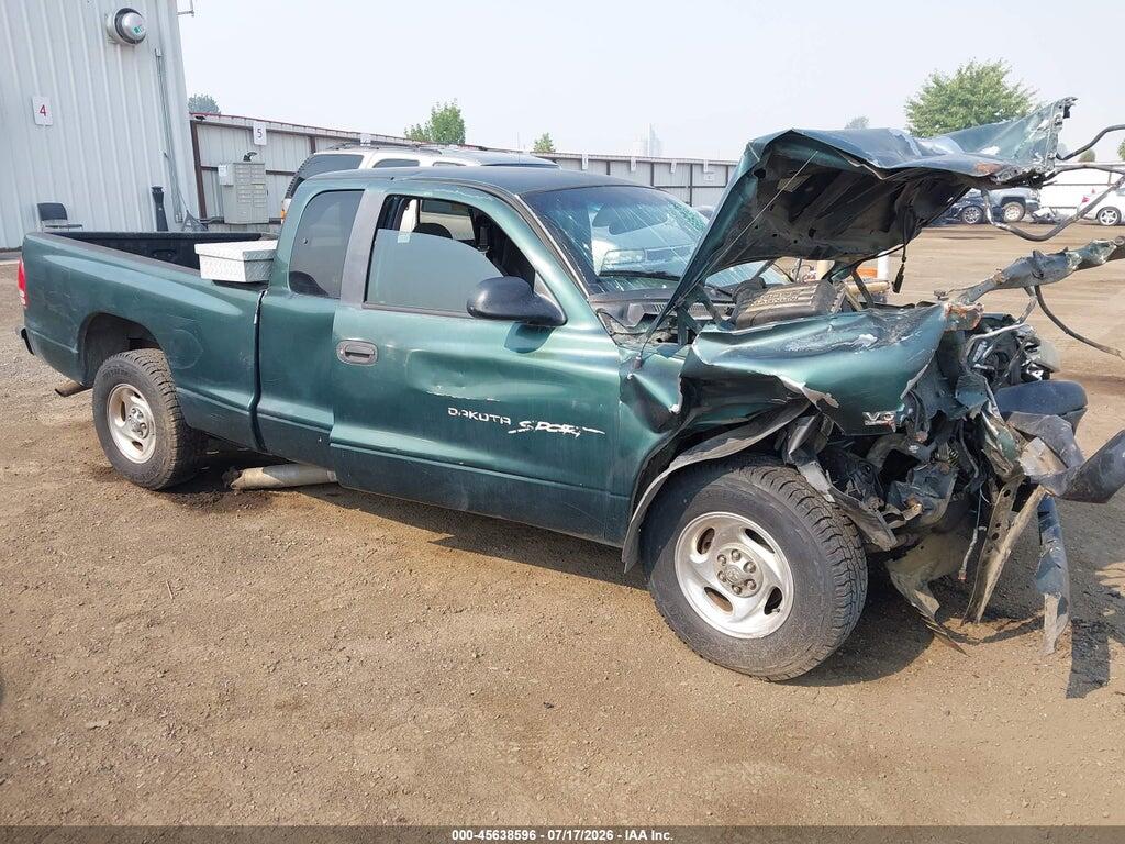 1B7GL22X2YS545855 2000 DODGE DAKOTA photo no. 1