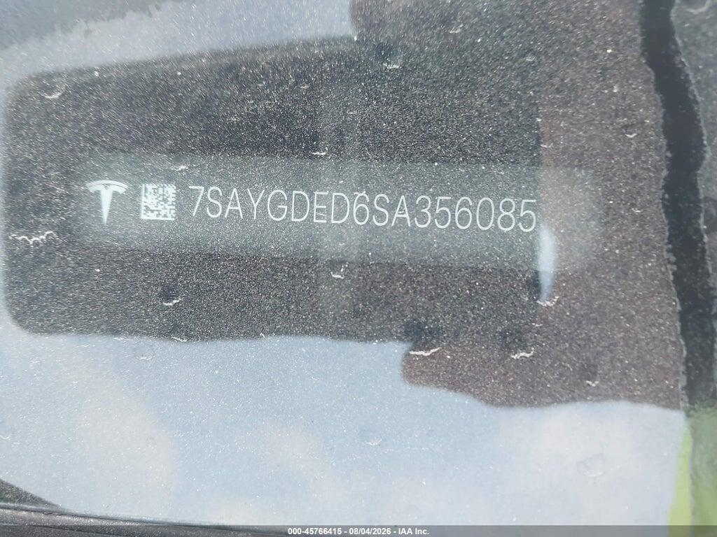 7SAYGDED6SA356085 2025 TESLA MODEL Y photo no. 9