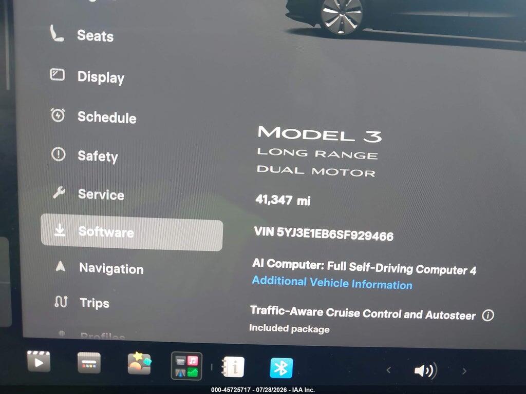 5YJ3E1EB6SF929466 2025 TESLA MODEL 3 photo no. 7
