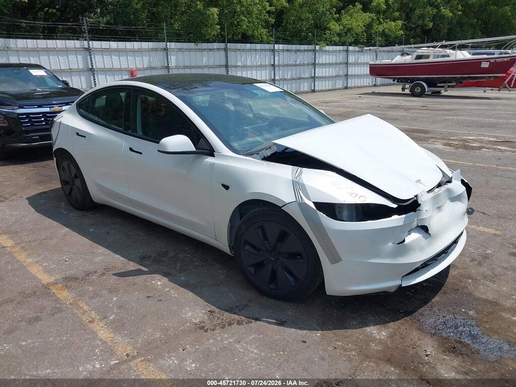 5YJ3E1EA8SF021026 2025 TESLA MODEL 3 photo no. 1