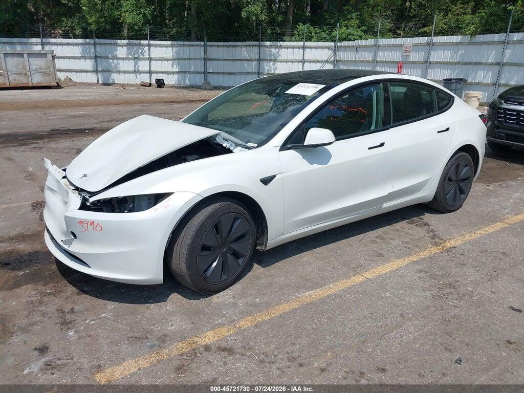 5YJ3E1EA8SF021026 2025 TESLA MODEL 3 photo no. 2