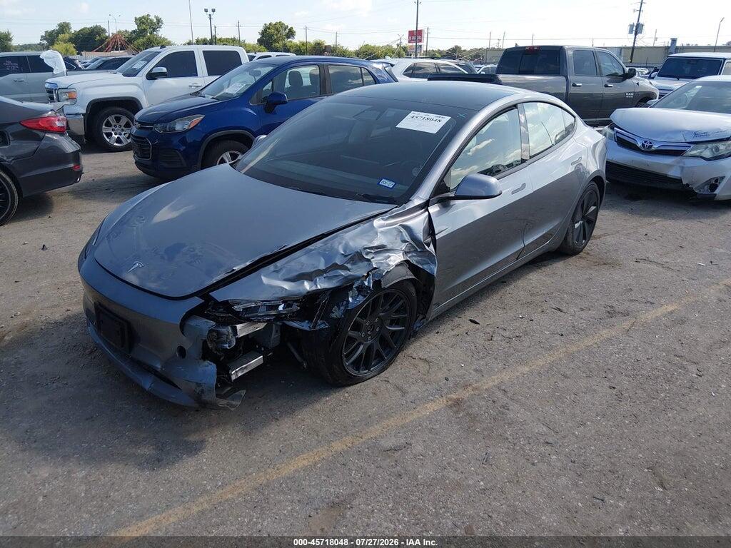5YJ3E1EB0SF993292 2025 TESLA MODEL 3 photo no. 2