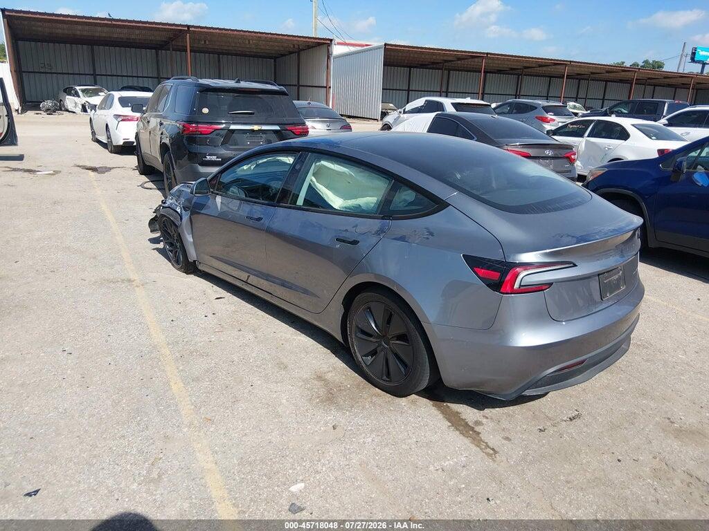 5YJ3E1EB0SF993292 2025 TESLA MODEL 3 photo no. 3