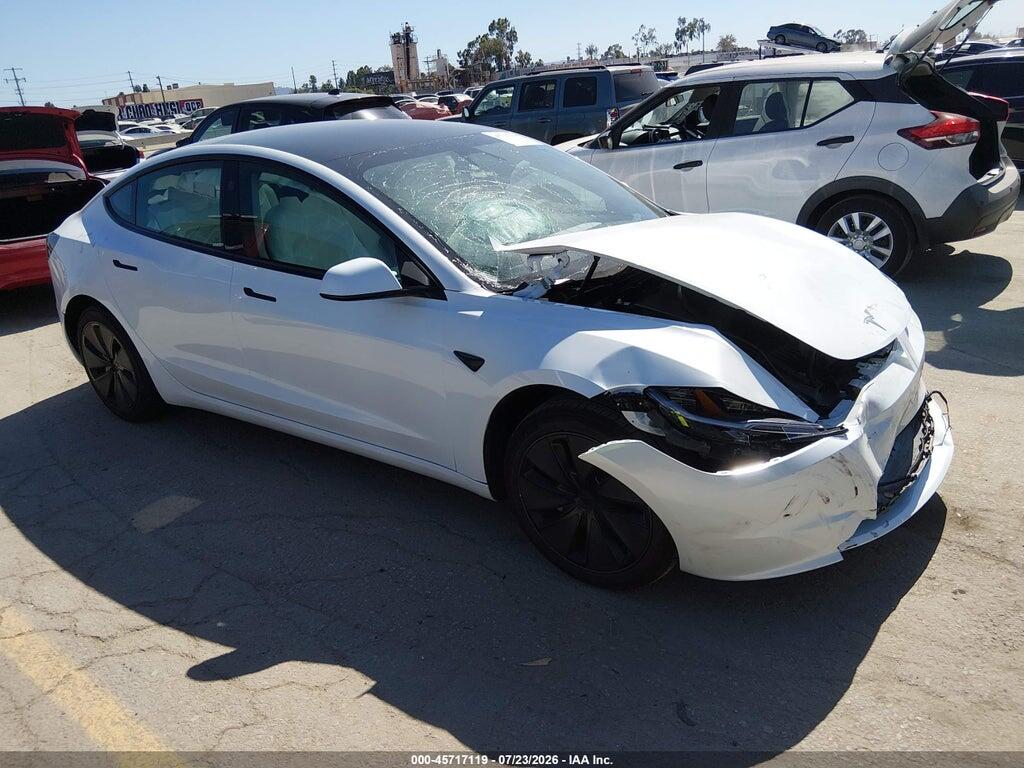5YJ3E1EA7SF877434 2025 TESLA MODEL 3 photo no. 1