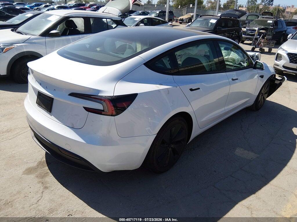 5YJ3E1EA7SF877434 2025 TESLA MODEL 3 photo no. 4