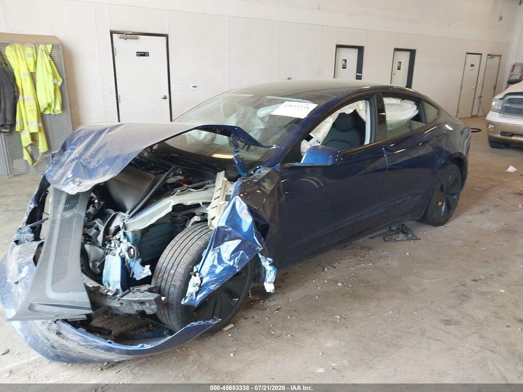 5YJ3E1EB4SF941101 2025 TESLA MODEL 3 photo no. 2