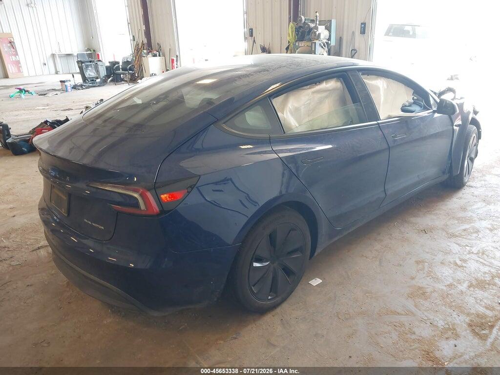 5YJ3E1EB4SF941101 2025 TESLA MODEL 3 photo no. 4