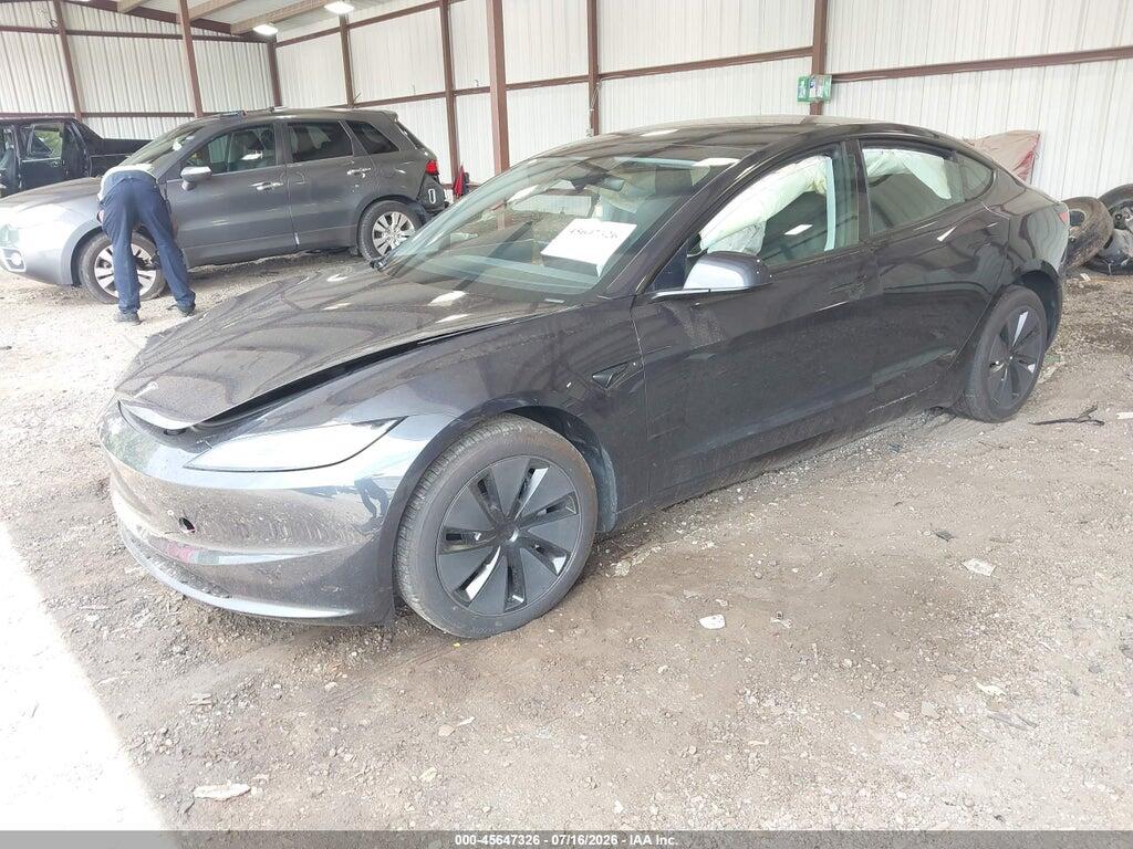 5YJ3E1EA6SF057975 2025 TESLA MODEL 3 photo no. 2